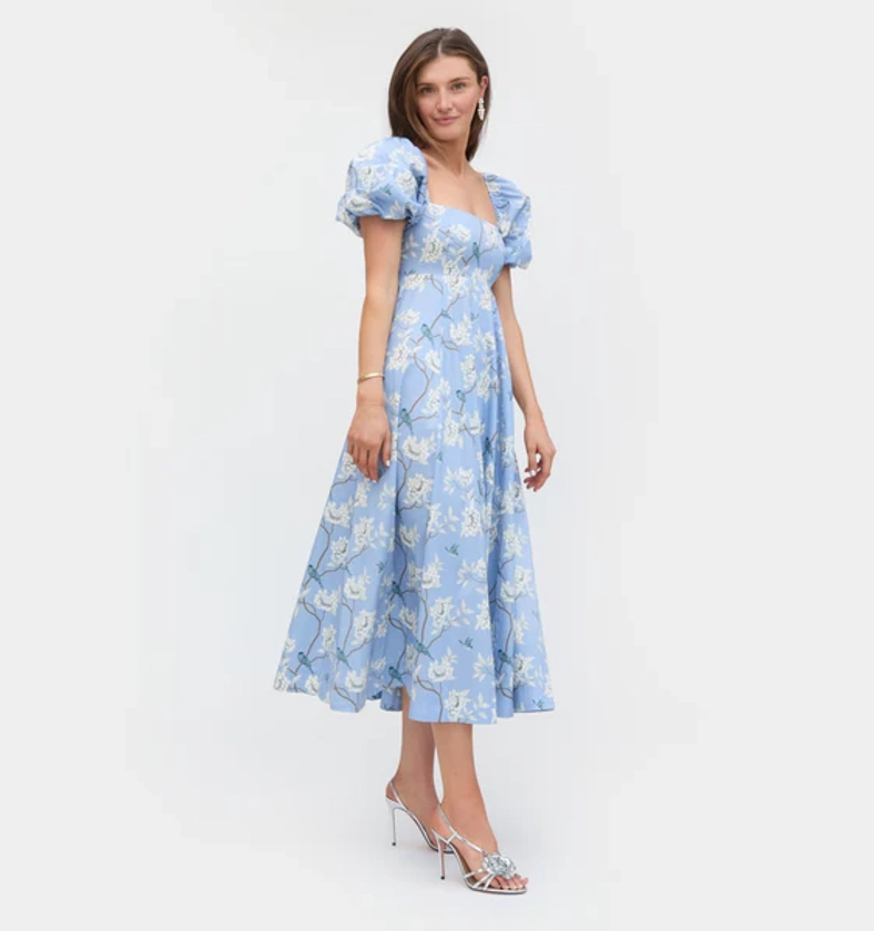 The Matilda Dress - Diane Hill Blue Chinoiserie
