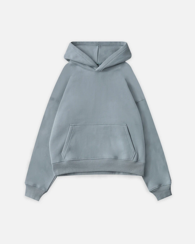 Cropped Hoodie - Slate