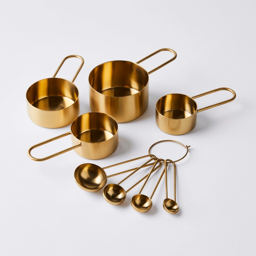Hawkins New York Simple Brass Measuring Cups & Spoons