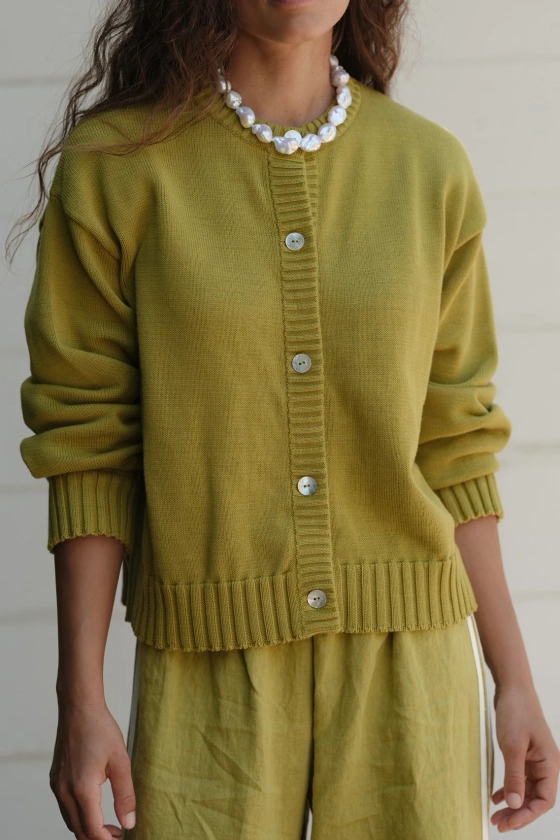 The Cotton Knit Cardigan