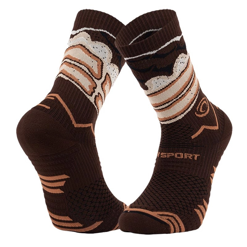 Chaussettes trail collector NUTRISOCKS Tiramisu| Made in France