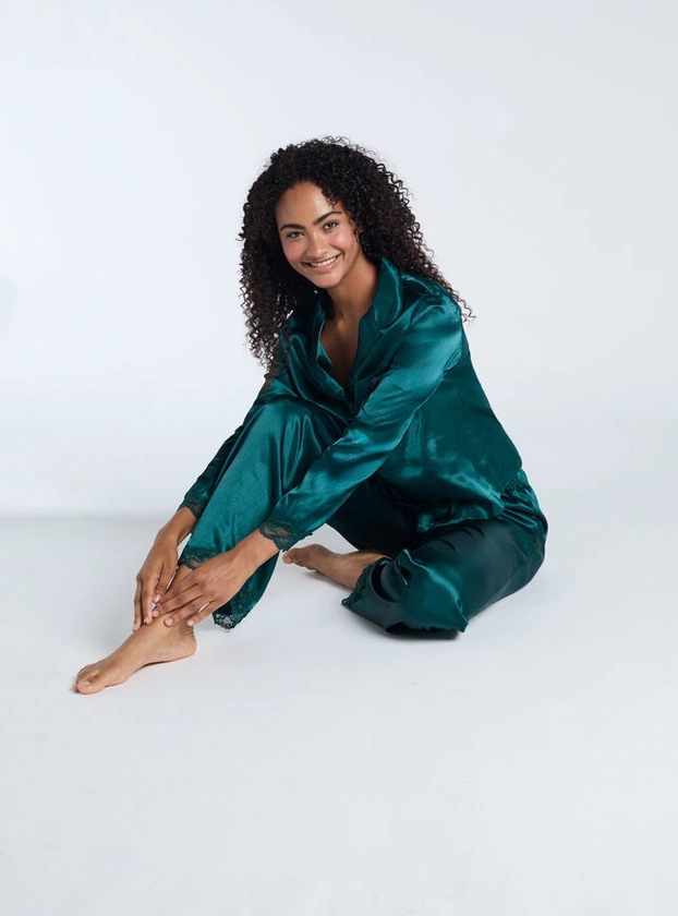 Amelia Satin Pyjama Set | Boux Avenue