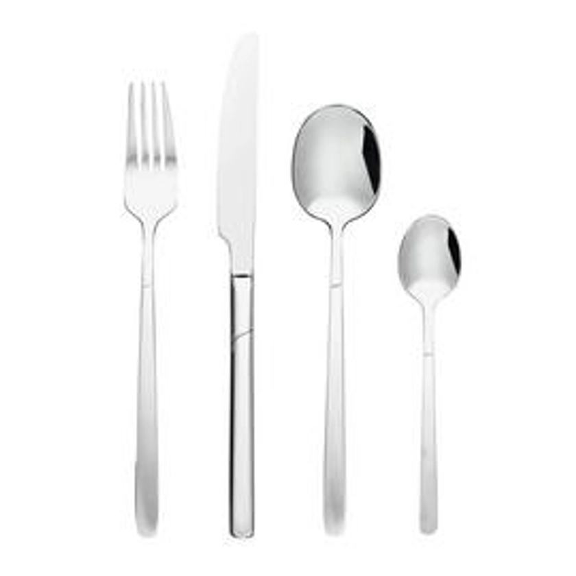 Argos Home 16 Piece Heart Shape Stainless Steel Cutlery Set