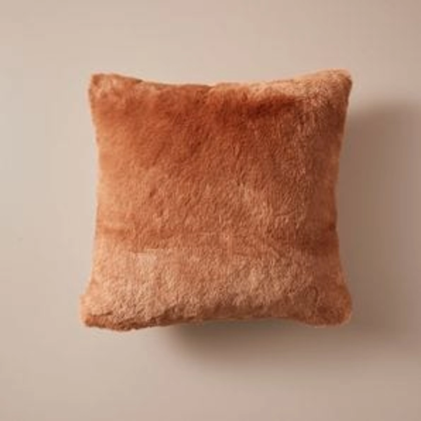 Vera Solid Faux Fur Cushion – Target Australia
