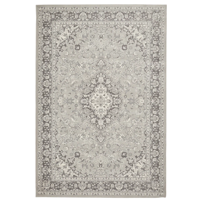 VEDBÄK tapis, poils ras, gris clair, 170x230 cm - IKEA