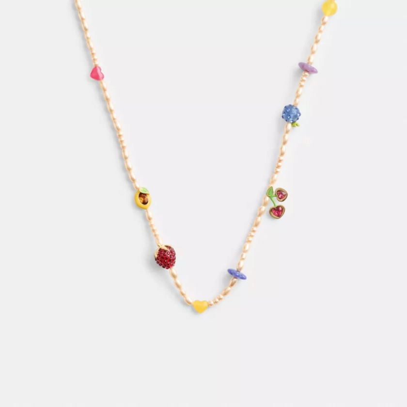 Fruit Charm Necklace