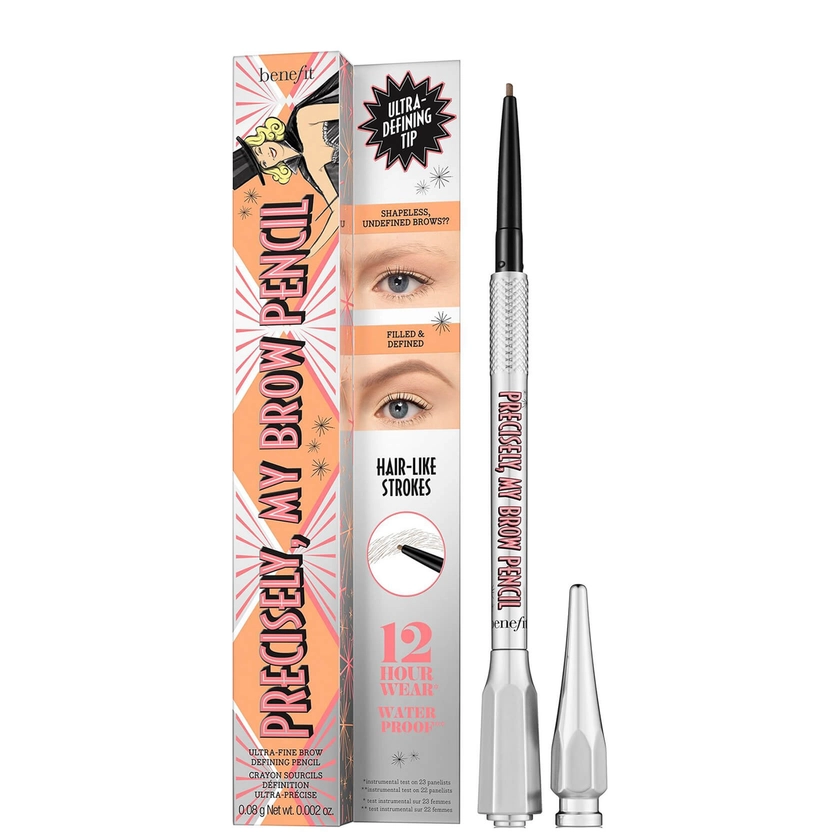 benefit Precisely My Brow Pencil Ultra Fine Shape & Define Shade 05 Warm Black-Brown | LOOKFANTASTIC