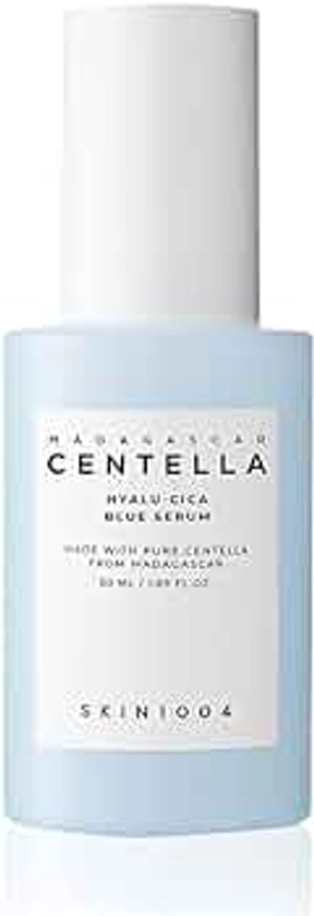 SKIN 1004 Madagascar Centella Hyalu-Cica Blue Serum 1.69 FL.OZ | Skin brightening, hydrating, anti-aging and dark spot remover Korean Facial Serum with Hyaluronic Acid, Niacinamide, Centella Asiatica…