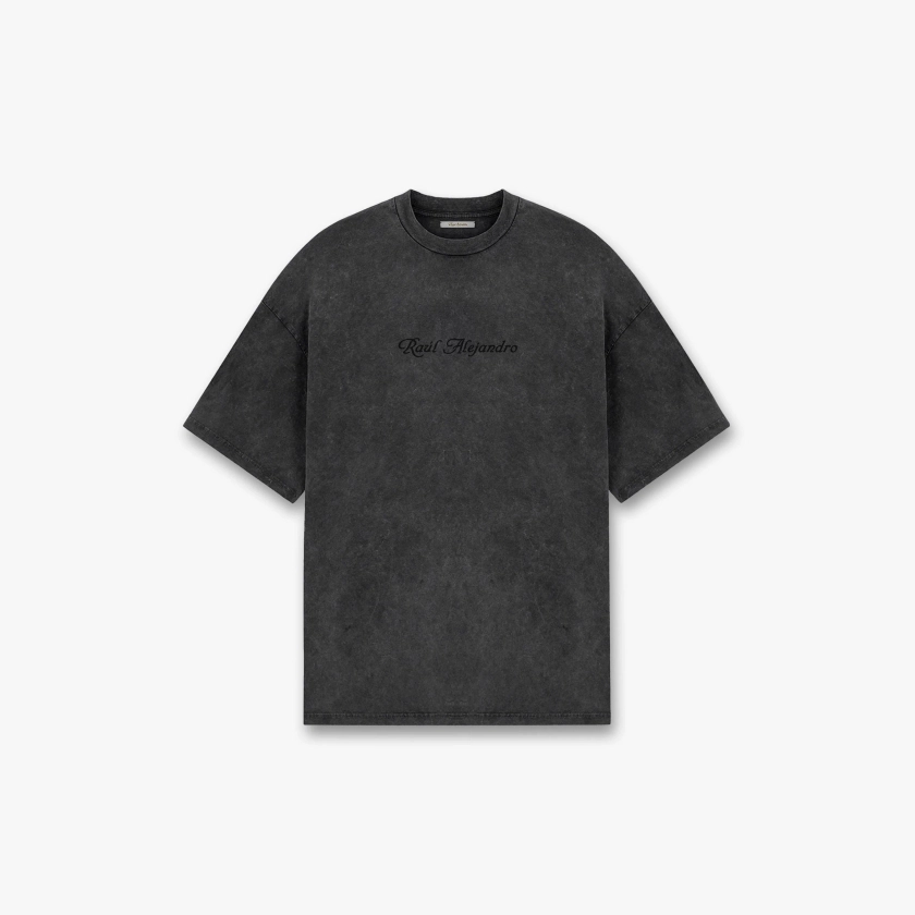 RA Washed Black Tee