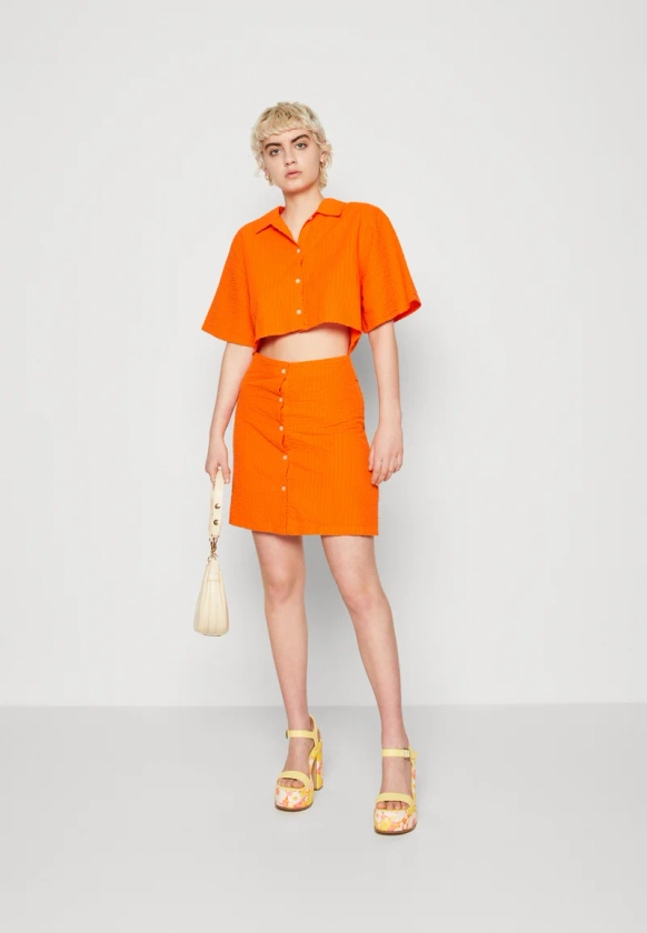 JJXX JXLIVA SHORT DRESS - Robe chemise - puffins bill/orange - ZALANDO.FR