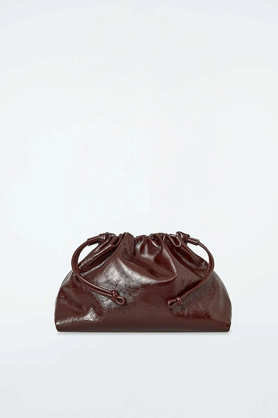 MINI POCHETTE CAVATELLI – CUIR - BORDEAUX - Bags - COS