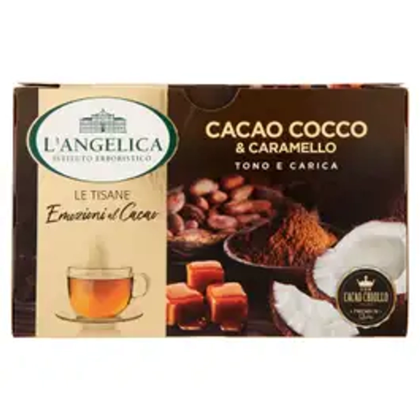 Tisana Emozioni al Cacao Cacao Cocco & Caramello Tono e Carica 15 Filtri 30g