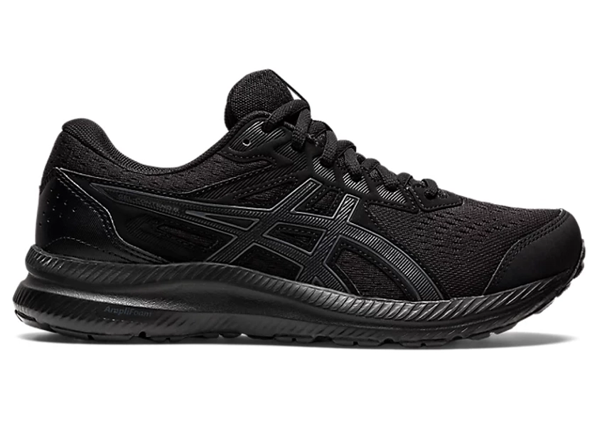 Women's GEL-CONTEND 8 | Black/Carrier Grey | Running Shoes | ASICS