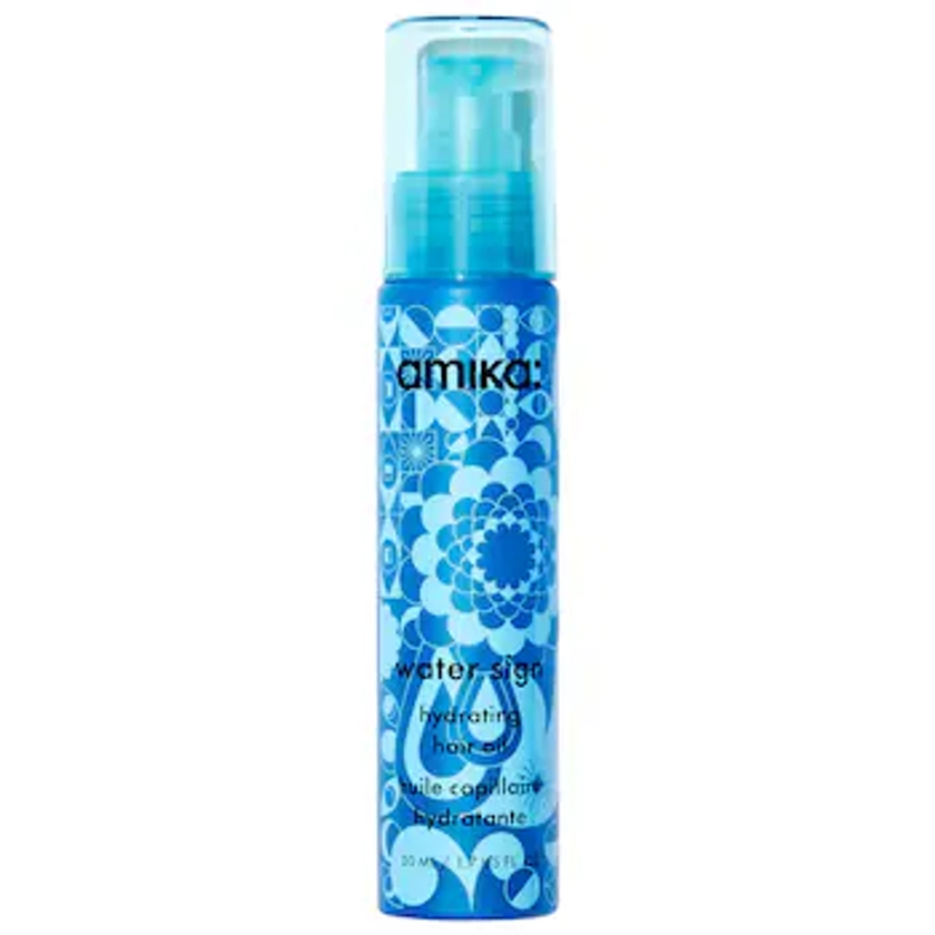 Water Sign Hydrating Hair Oil with Hyaluronic Acid - amika | Sephora