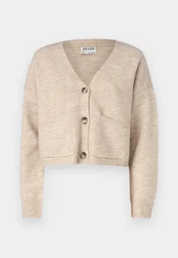 Aware VMGEMMA V NECK CARDIGAN - Strickjacke - plaza taupe/tan - Zalando.de