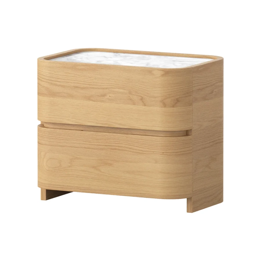 Brodie Bedside Table - Oak