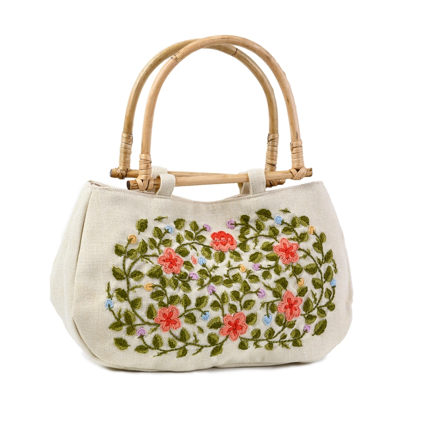 Floral Handbag - Multicolor | Shop Embroidered Floral Handbags