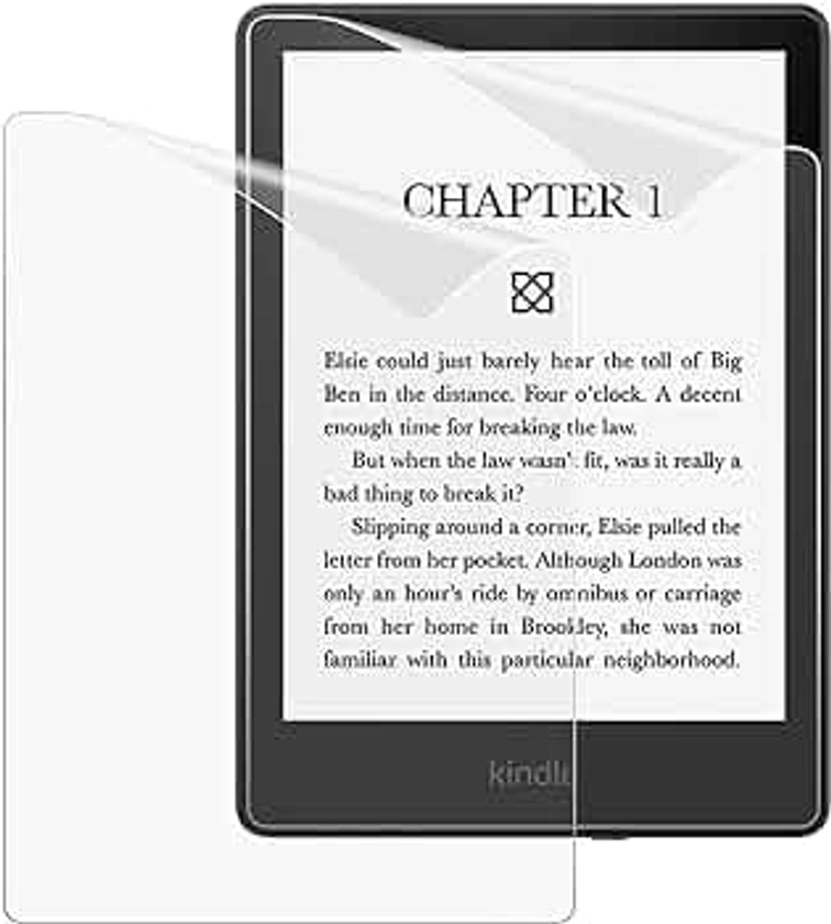 MoKo 2-Pack Screen Protector for 6.8" Kindle Paperwhite (11th Generation-2021) and Kindle Paperwhite Signature Edition, Anti-Glare Premium PET Protective Film Full-Coverage Matte Screen Protector