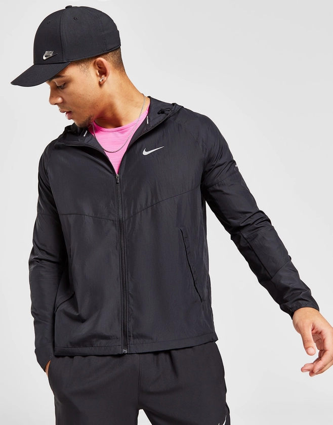 Nike Veste de running déperlante pour homme Miler Noir- JD Sports France 