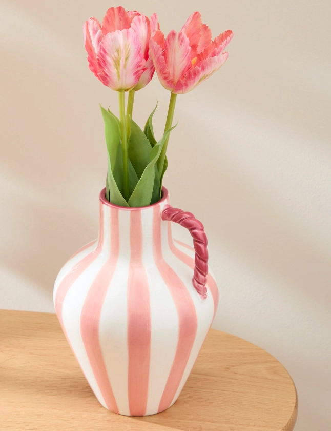 Striped Jug Vase | M&S Collection | M&S