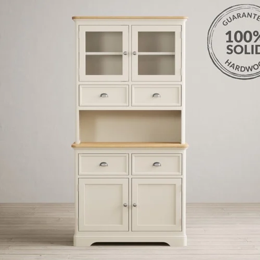 Madley Oak and Cream Painted Small Dresser | Oak Furniture Superstore