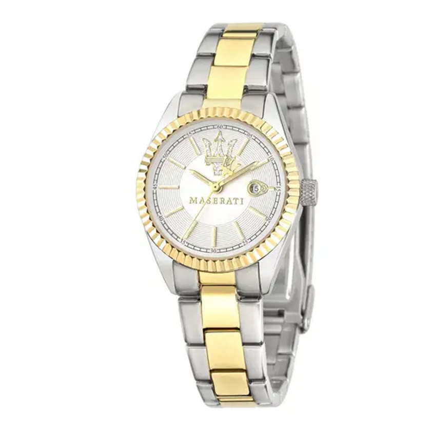 Montre Analogique Femme Maserati Métal Bicolore R8853100505 - Cleor