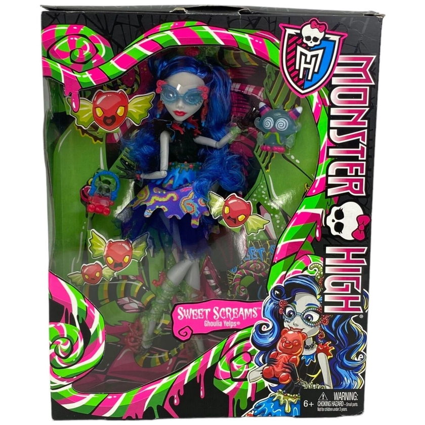 Monster High Sweet Screams Ghoulia Yelps Doll 2014 Mattel New