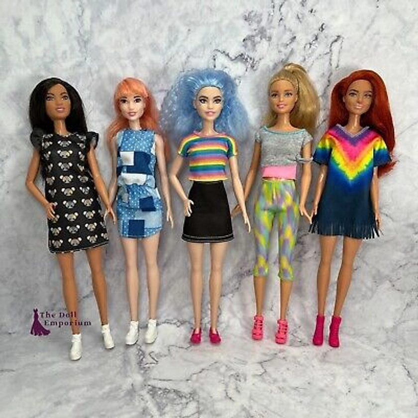 Barbie Fashionistas Doll Bundle - #60, #140, #141, #170, Blonde | eBay