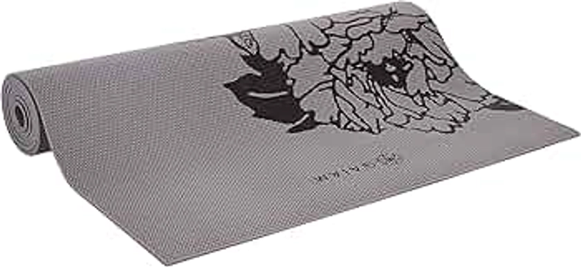 Gaiam Yoga Mat - Premium 6mm Print Extra Thick Non Slip Exercise & Fitness Mat for All Types of Yoga, Pilates & Floor Workouts (68"L x 24"W x 6mm Thick)