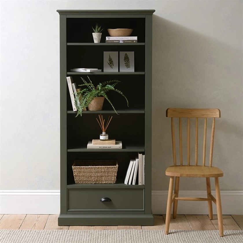 Stow Forest Green Medium Bookcase - The Cotswold Company