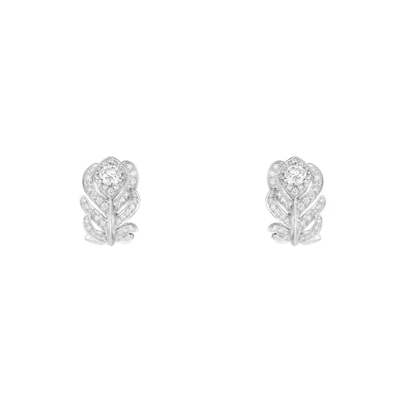 Plume de Paon small earrings