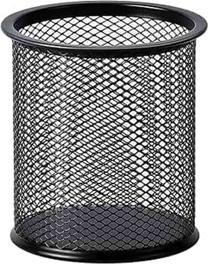 Amazon Basics Wire Mesh Pen Cup, Black