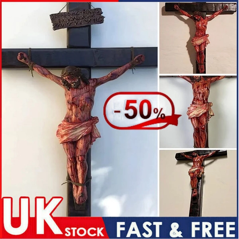 Realistic Crucifix Christ Wound For Meditation,Wall Cross, Domestic Altar Art