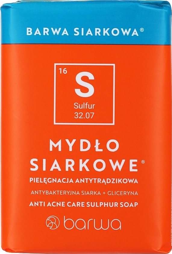 Ειδικό σαπούνι με θείο κατά της ακμής            Barwa Anti-Acne Sulfuric Soap