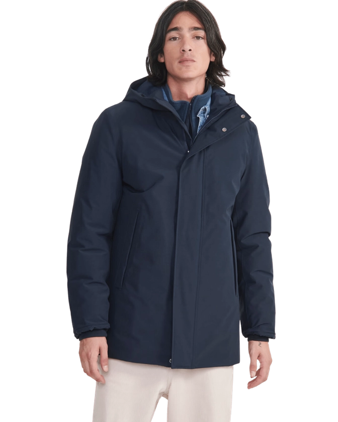 Aigle - Parka mi-longue à capuche mtd ouate dupont sorona Homme