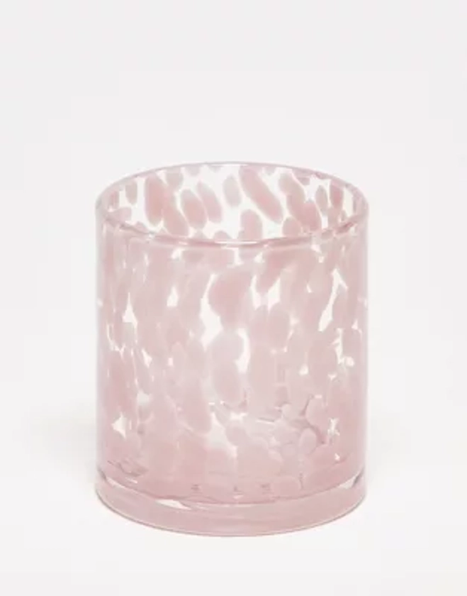 Monki candle holder in pink and white | ASOS