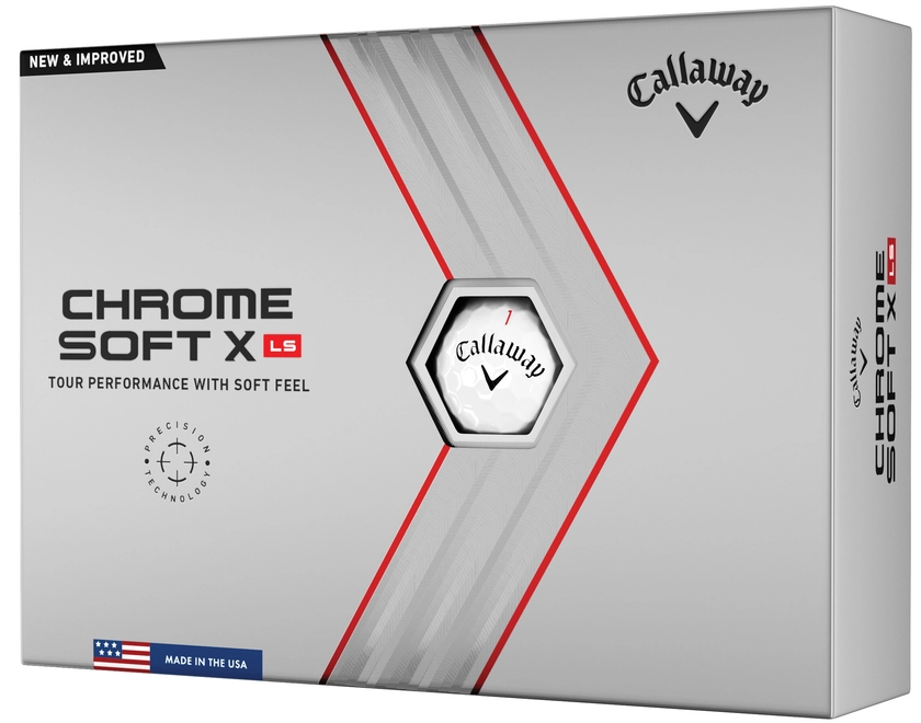 Callaway Chrome Soft X LS Golf Balls (12 Balls)
