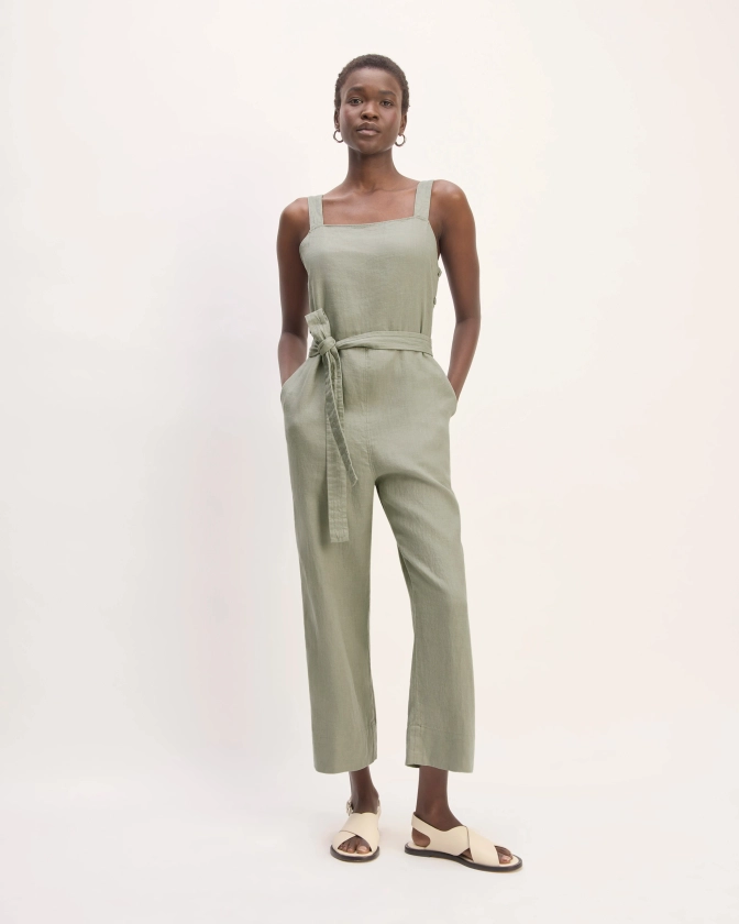 The Linen Side-Button Jumpsuit