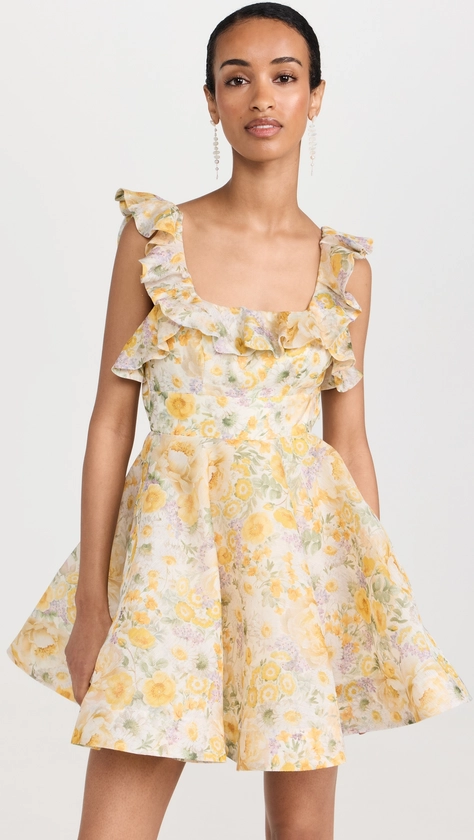 Zimmermann Harmony Frilled Mini Dress | Shopbop