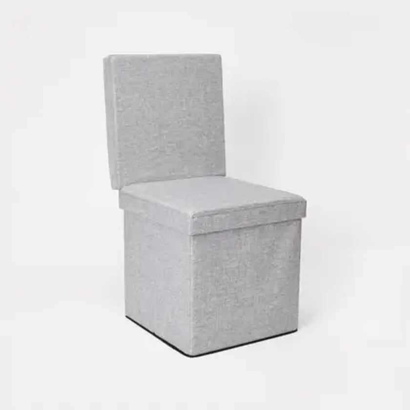 Carter Collapsible Storage Ottoman Chair