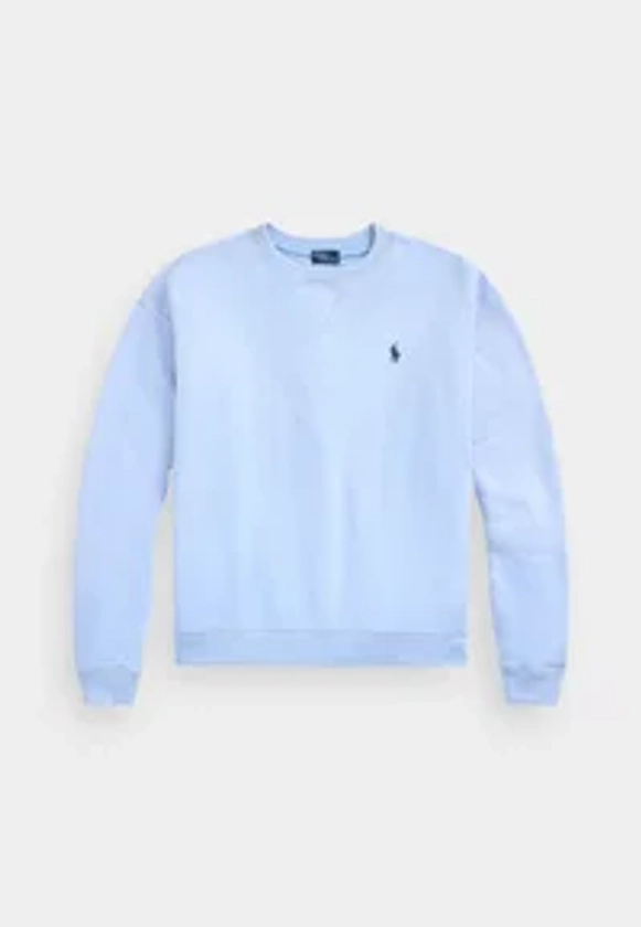 Polo Ralph Lauren LIGHTWEIGHT FLEECE CREWNECK PULLOVER - Sweatshirt - chambray blue/bleu clair - ZALANDO.BE