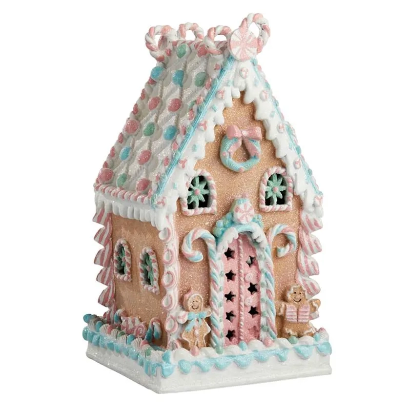 Mrs. Claus' Bakery LED Resin Gingerbread House 14in | Christmas Decor | At Home