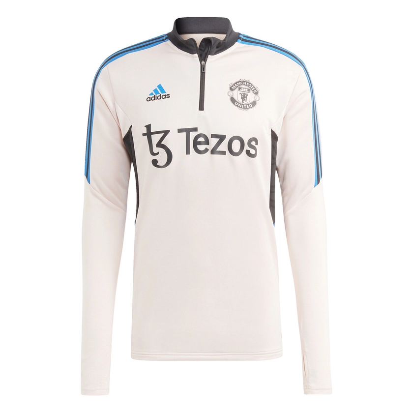 Sweat zippé Manchester United rose bleu 2022/23