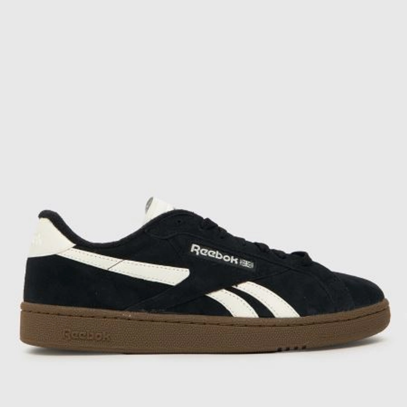 Reebokclub c grounds trainers in white & black