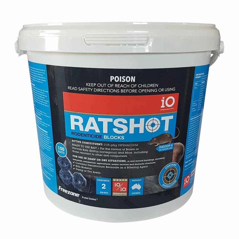 Ratshot Blocks 2kg Poultry Safe