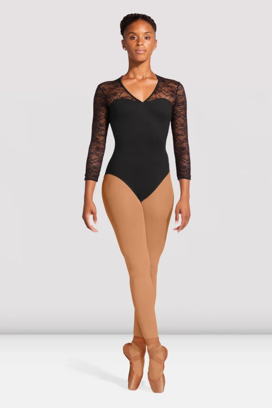 Ladies Kate Lace Open Back Leotard