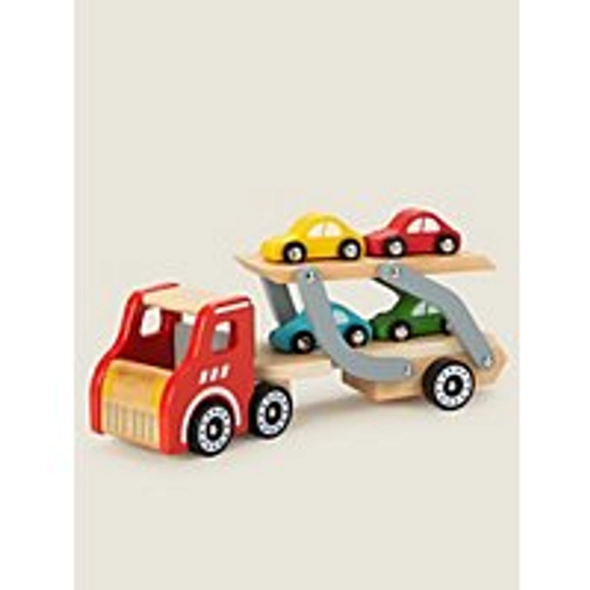 Wooden Car Transporter | Toys & Character | George at ASDA