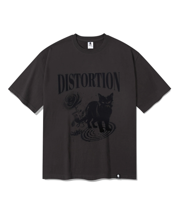 MUSINSA公式 | GHOST REPUBLIC Cat overfit short sleeve t-shirt GT-363