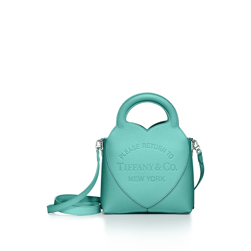 Return to Tiffany®Mini Tote Bag
in Tiffany Blue® Leather
