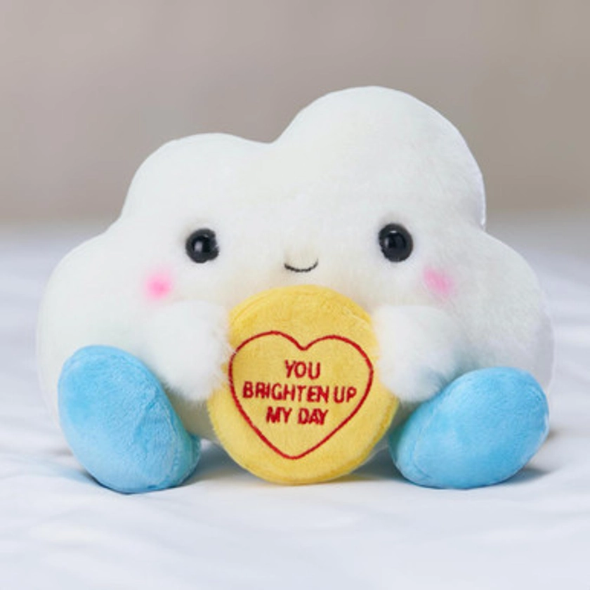 Love Hearts You Brighten Up My Day Plush